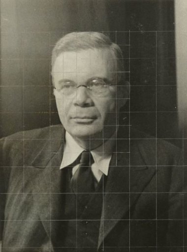 Portrait of Hubertus J. van Mook, Minister of Colonies