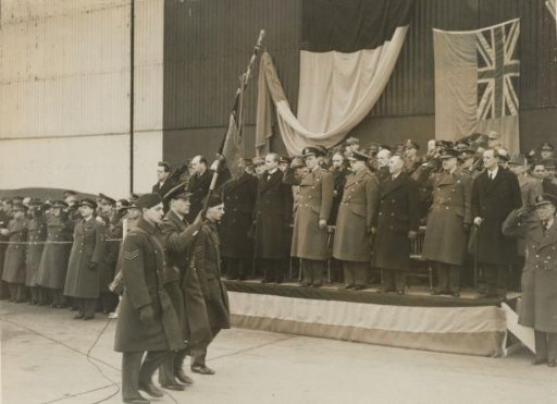 Prince Bernhard during a parade