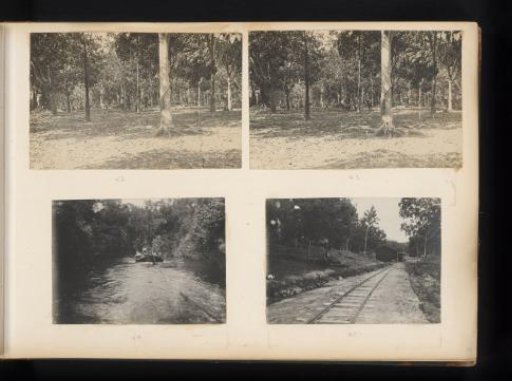 Tapping of latex, boat and railway line