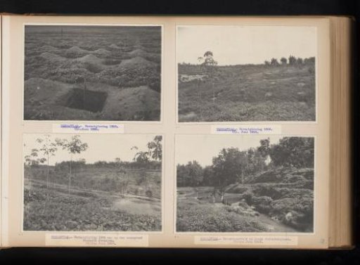 Re-clearing and water reservoir in Pernantian, 1938