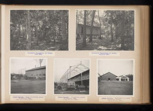 Local rubber gardens and factory expansion Padang Halaban, 1938