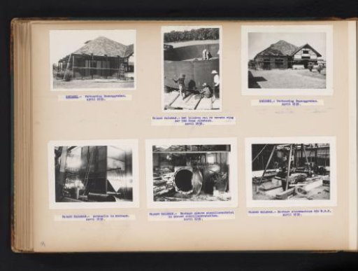 Renovations in Brussels and Padang Halaban, 1939