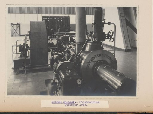 Padang Halaban - Steam engine. December 1939