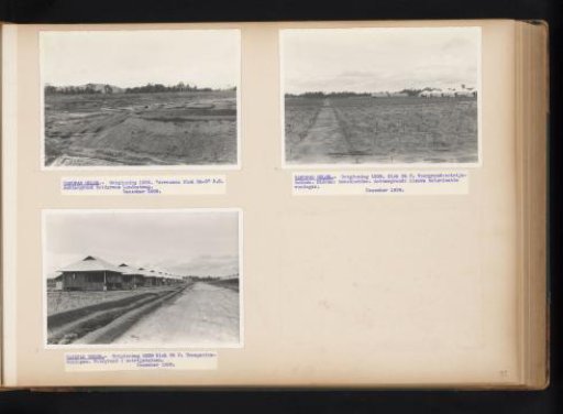 Reclamation and dwellings at Kanopan Oeloe, 1939