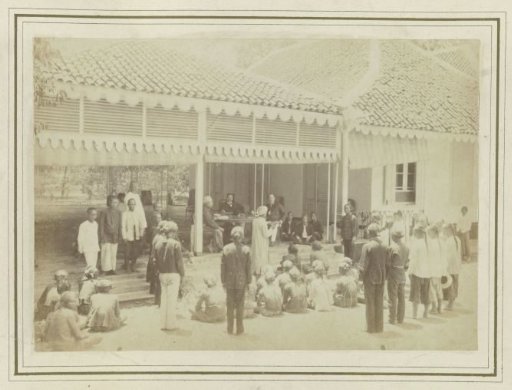 Court case at the assistant resident's office