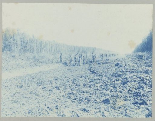 Excavation of a new section of the saltwater canal at Totness