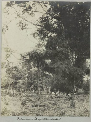 Javanese market on "Ma retraite"