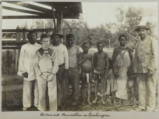 Anton with Arawaks and Marrons