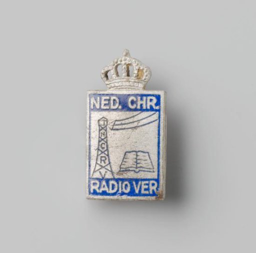 Lapel pin of the Netherlands Christian Radio Association (NCRV)