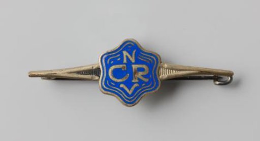 Lapel pin of the Netherlands Christian Radio Association (NCRV)