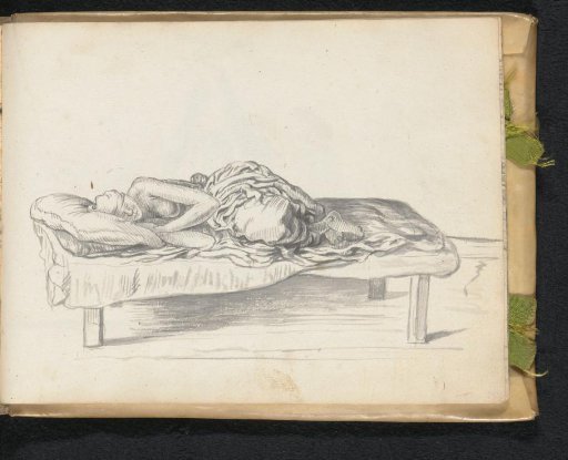 Man sleeping on a couch