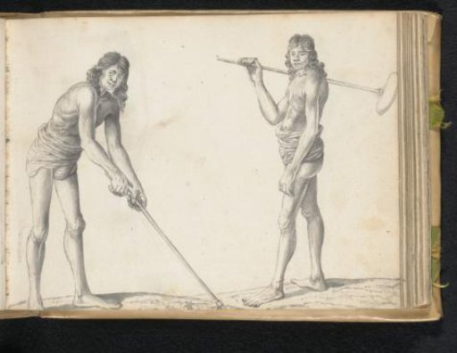 Two Sinhalese tillers