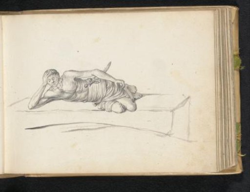 A Sinhalese Soldier Having a Lie-Down