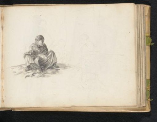 Sitting woman
