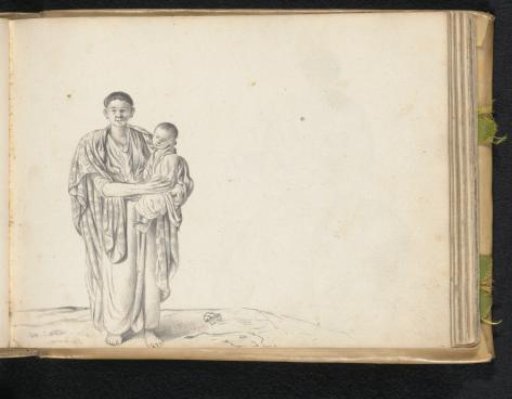 Woman with a child