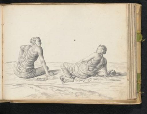 Two resting labourers