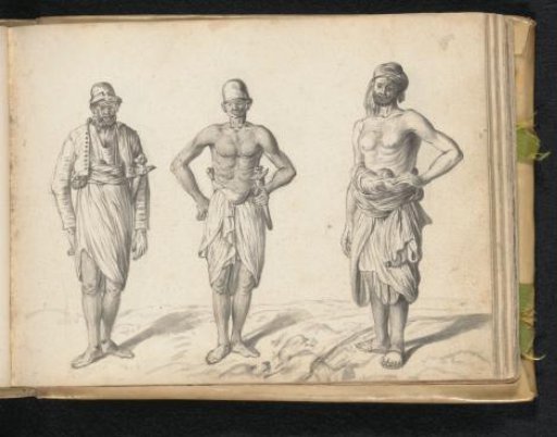 Two Sinhalese Soldiers and a Labourer