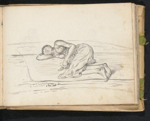 Man sleeping on a mat on the ground