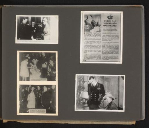 Queen Wilhelmina and Prince Bernhard in London