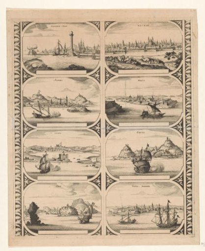 Alexandria in Egypt / Algiers / Tunis / Oran / Cairo / Malta / Ceuta / Tripoli in Barbary