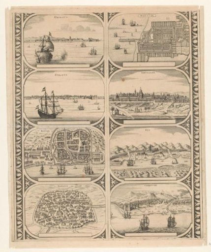 Ormus / Surat / Bantam / Damascus / Batavia / Jerusalem / Goa / Calicut