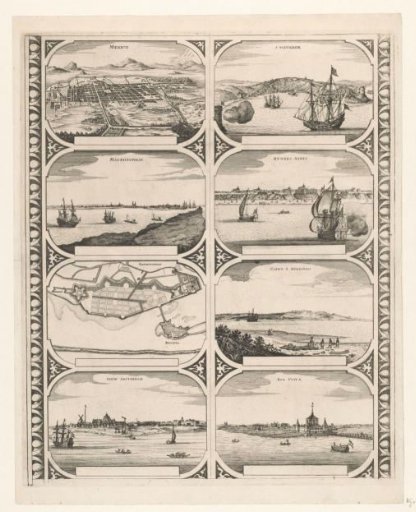 Mexico / Mauritopolis / Mauritopolis / New Amsterdam / S. Salvador / Buenos Aires / Cape St. Augustine / Boa Vista