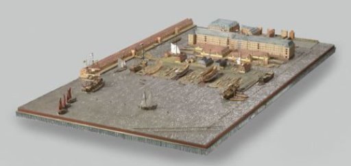 Model of the Dockyard of the Dutch East India Company at Oostenburg in Amsterdam