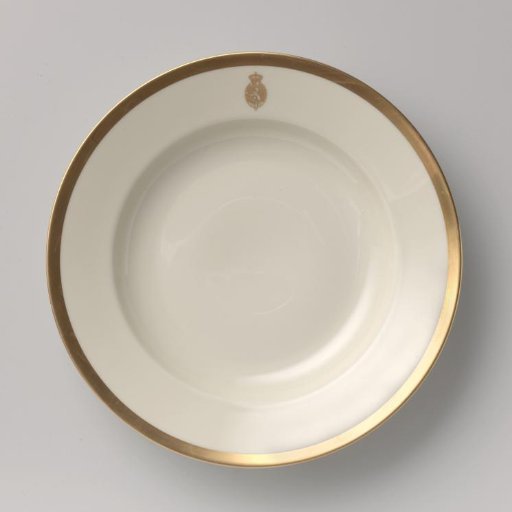 Plate used in the House of Representatives of the Netherlands at official receptions
