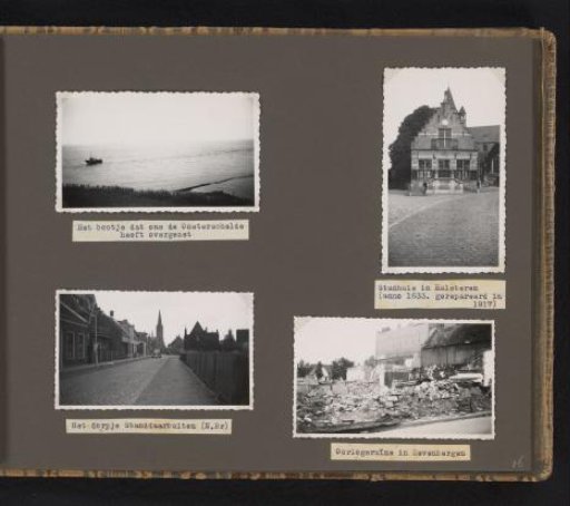 War damage in Zevenbergen