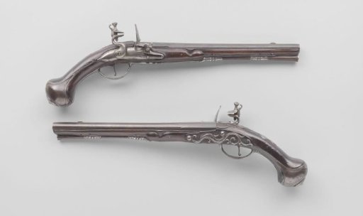 Military flintlock pistol