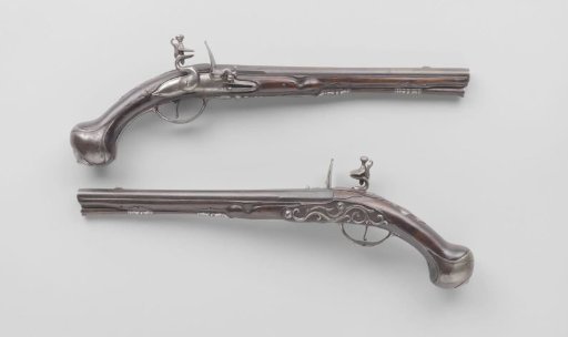 Military flintlock pistol