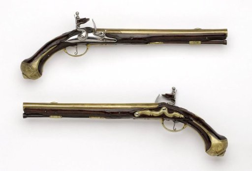 Military flintlock pistol