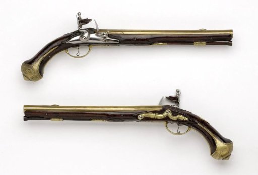 Military flintlock pistol