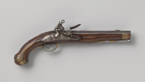 Flintlock marine pistol