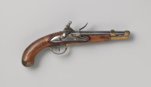 Flintlock pistol for the Light Cavalry, Dutch Army, Model 1815