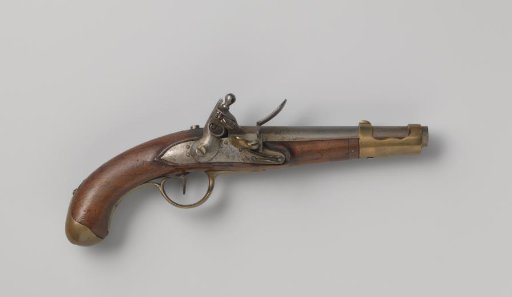 Flintlock pistol for the Light Cavalry, Dutch Army, Model 1815