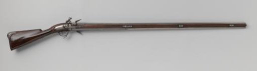 Double-barrelled flintlock rifled pistol
