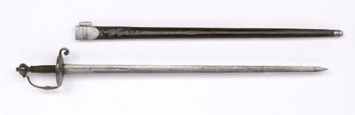 Sword with scabbard