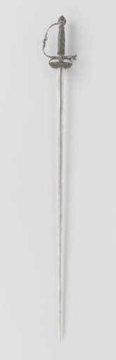 Sword with equestrian motifs