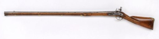 Hunting rifle with a left-handed flintlock mechanism