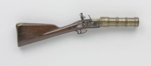 Pyrotechnic flintlock firearm