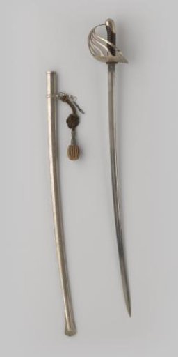 Cavalry saber, reserve officer D. Schipper
