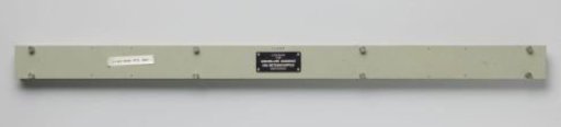 Platinum standard meter from 1839 with copper plate