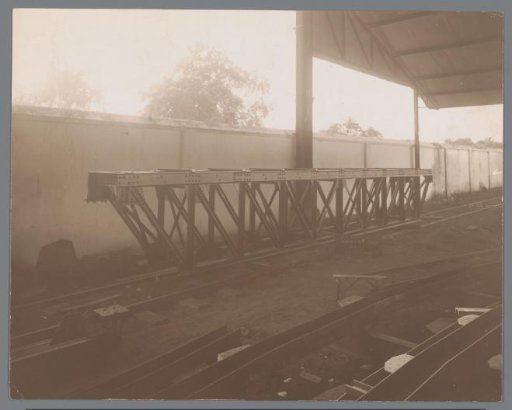 Half-timbered bridge
