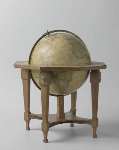 Celestial globe in a chair
