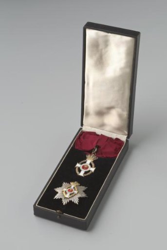 Greek Order (Order of George I), Received by Willem Drees