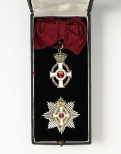 Griekse orde (Orde van George I), ontvangen door Willem Drees