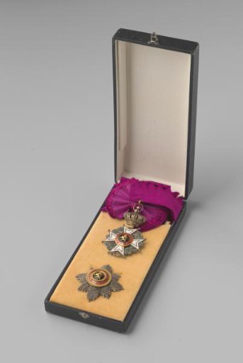 Belgian Order of Leopold, awarded to Willem Drees