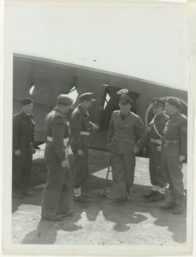 Seyss-Inquart as a prisoner of the Canadian army