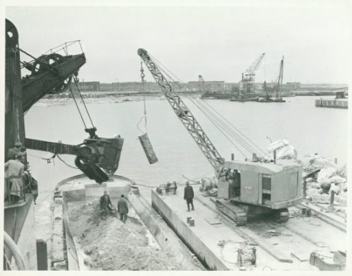 Cranes for the Rotterdam harbor